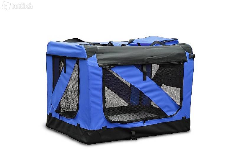 Hundebox faltbar L blau Hundebox faltbar L blau